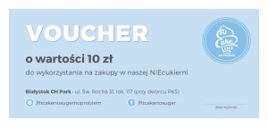 Voucher o wartości 10 zł