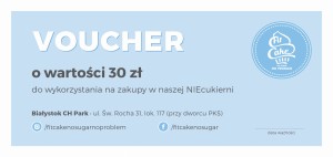 Voucher o wartości 30 zł