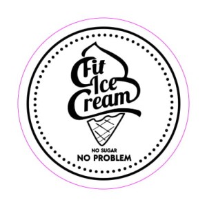Nalepka fi 29 mm Fit Ice Cream FOLIA