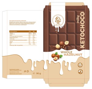 Keto Czekolada Whole Hazelnut
