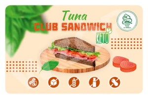 Tuna Club Sandwich KETO