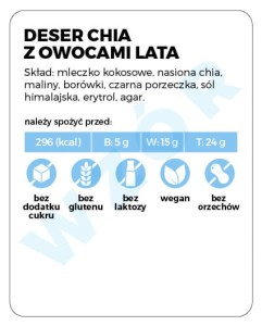 Deser chia z owocami lata [SLO23_W01]