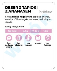 Deser z tapioki z ananasem [SLO30_W01]