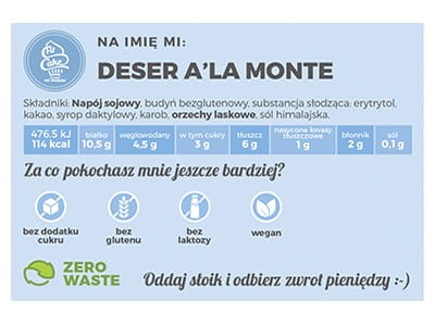 DESERY - przykładowa karta z rozszerzonym składem